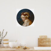 Gérôme - hoofd van een vrouw poster (Keuken)