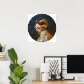 Gérôme - hoofd van een vrouw poster (Thuiskantoor)