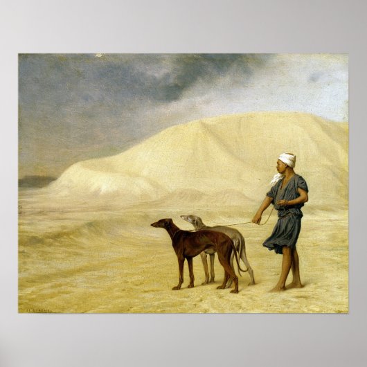 Gérôme - In De Woestijn Poster (Voorkant)