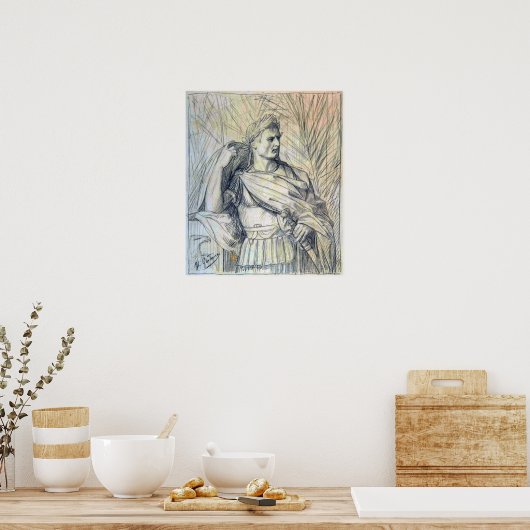 Gérôme - Julius Caesar Poster (Keuken)