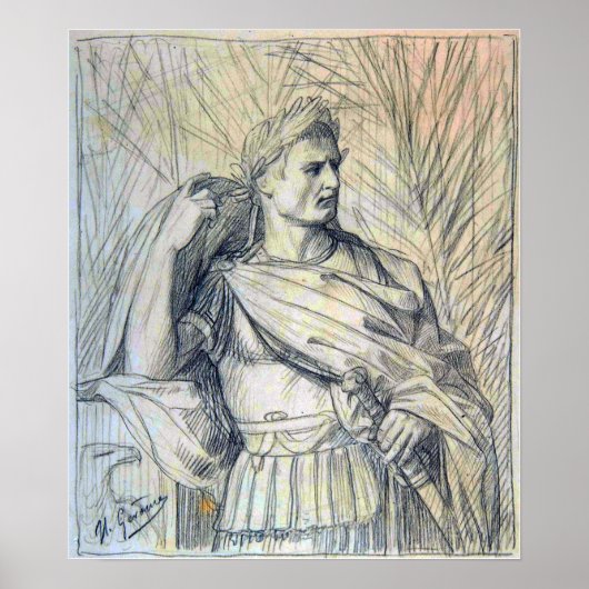 Gérôme - Julius Caesar Poster (Voorkant)