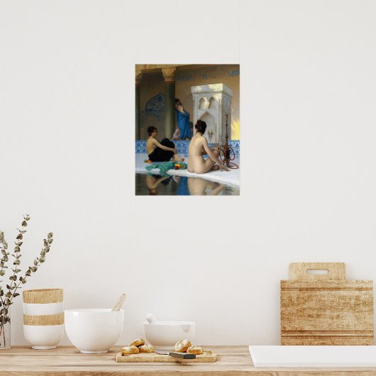 Gérôme - Na het bad Poster (Keuken)