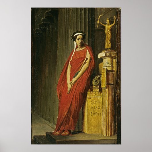 Gérôme - Rachel in tragische kostuum Poster (Voorkant)