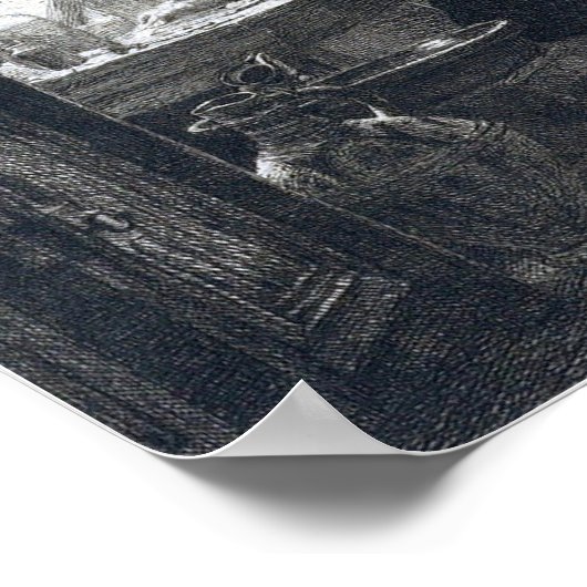 Gérôme - Rembrandt in zijn Studio Poster (Hoek)