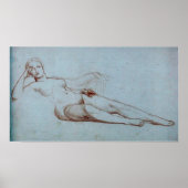 Gérôme - Studie van de figuur vrouw Poster (Voorkant)