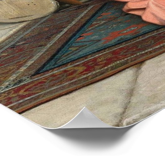 Gérôme - The Black Bard 1888 Poster (Hoek)