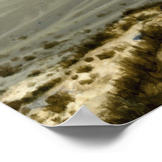 Gérôme - Tiger op de horloge Poster (Hoek)