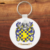 Geron Coat of Arms (familiekust) Sleutelhanger (Voorkant)