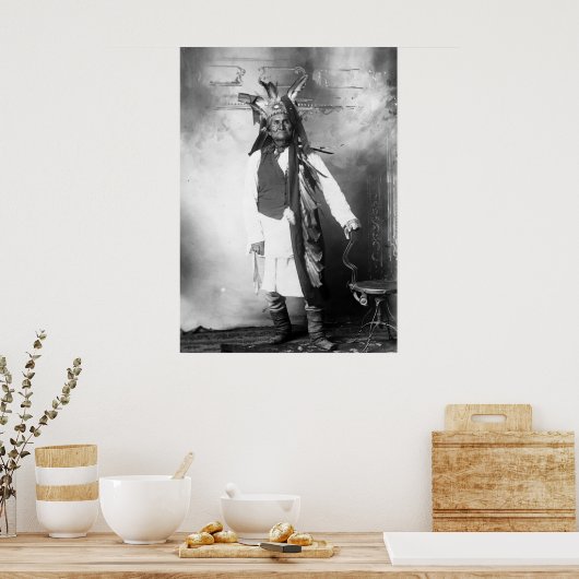 Geronimo - 78-jarige leeftijd poster (Keuken)