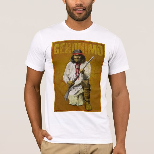  Geronimo - Apache Indian T-shirt (Voorkant)