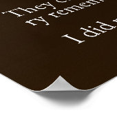 Geronimo - Apache Warrior, Spirit Unbroken Poster (Hoek)