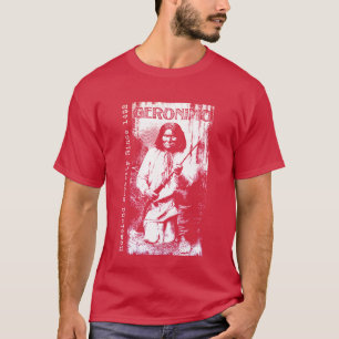 Geronimo Art Tshirt Native American Apache Gift