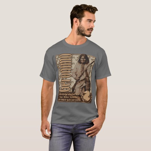Geronimo Bedonkohe Apche T-shirt (Voorkant volledig)