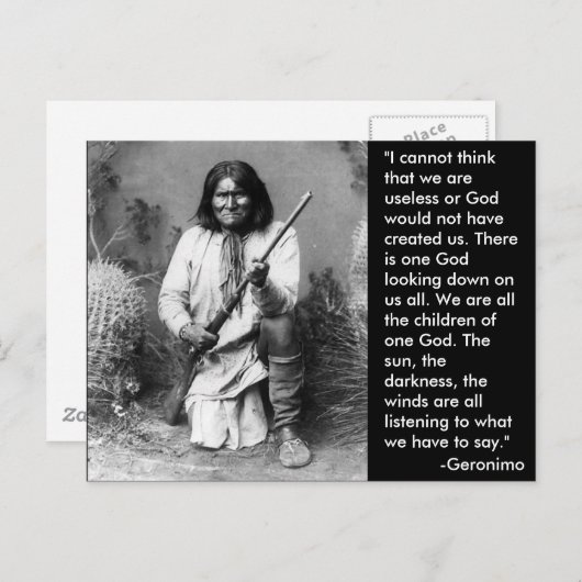 Geronimo Briefkaart (Voorkant / Achterkant)