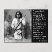 Geronimo Briefkaart (Voorkant)