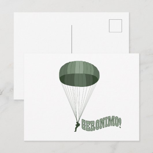 Geronimo. Briefkaart (Voorkant / Achterkant)