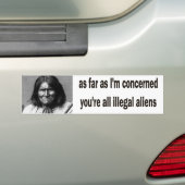 geronimo bumpersticker (Op auto)