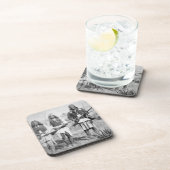 Geronimo en drie van zijn Apache-strijders, 1886 ( Bier Onderzetter (Rechterzijde)