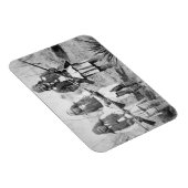 Geronimo en drie van zijn Apache-strijders, 1886 ( Magneet (Rechterzijde)