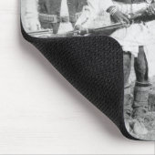 Geronimo en drie van zijn Apache-strijders, 1886 ( Muismat (Hoek)