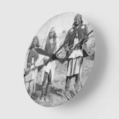 Geronimo en drie van zijn Apache-strijders, 1886 ( Ronde Klok (Hoek)