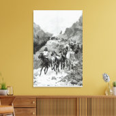 Geronimo en zijn band canvas afdruk (Insitu (Woonkamer))