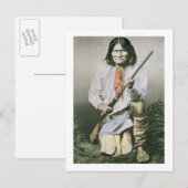 Geronimo (foto van kleur) briefkaart (Voorkant / Achterkant)