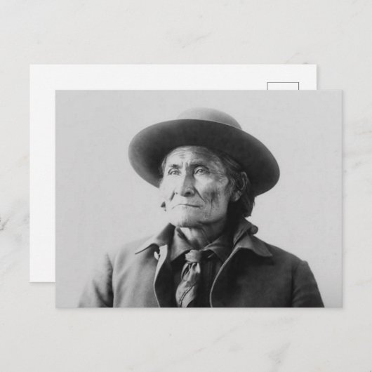 Geronimo - Guiyatle 1898 Briefkaart (Voorkant / Achterkant)