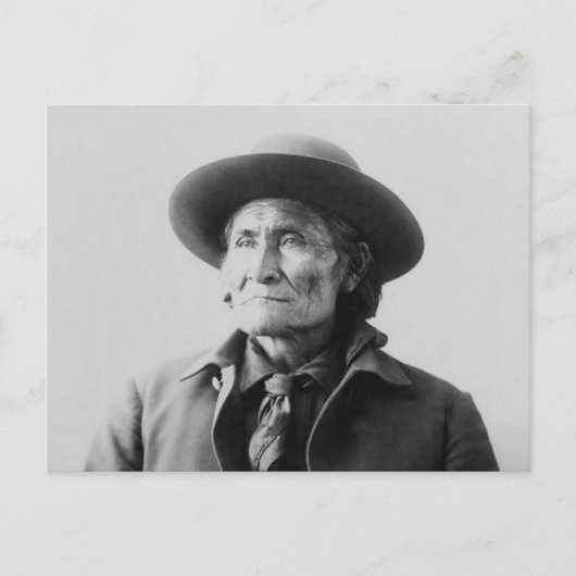 Geronimo - Guiyatle 1898 Briefkaart (Voorkant)