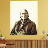 Geronimo (Guiyatle) Apache Indiaas Canvas Afdruk (Insitu (Woonkamer))