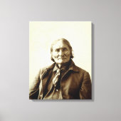 Geronimo (Guiyatle) Apache Indiaas Canvas Afdruk (Voorkant)