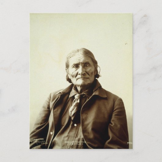 Geronimo (Guiyatle) Apache Native American Indian Briefkaart (Voorkant)