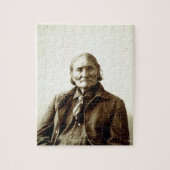 Geronimo (Guiyatle) Apache Native American Indian Legpuzzel (Verticaal)