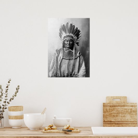 Geronimo in adres 1907 poster (Keuken)