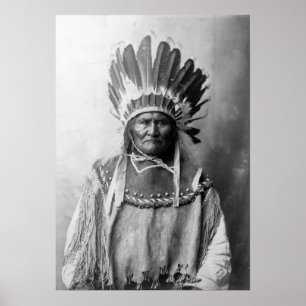 Geronimo in adres 1907 poster