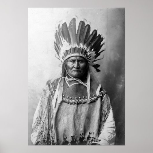 Geronimo in adres 1907 poster (Voorkant)