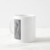 Geronimo in Head Dress Native American Hero Koffiemok (Voorkant links)