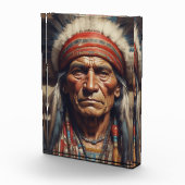 Geronimo Indiaanse krijger portret Fotoblokken (Rechts)