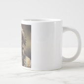 Geronimo Indiaanse krijger portret Grote Koffiekop (Rechts)