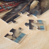 Geronimo Indiaanse krijger portret Legpuzzel (Zijkant)