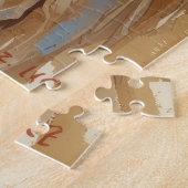 Geronimo Indiaas Stamhoofd Krijger Portret Legpuzzel (Zijkant)