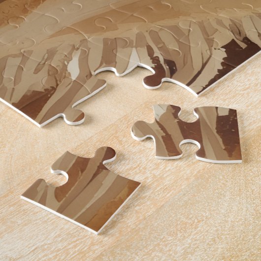 Geronimo Indian Chief Warrior Portrait Legpuzzel (Zijkant)