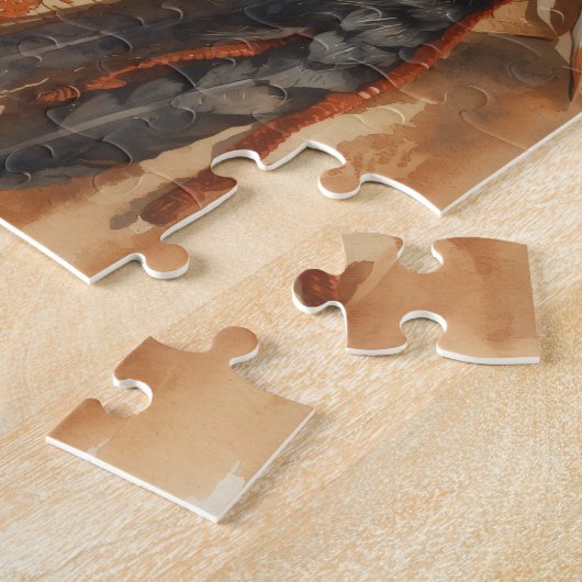 Geronimo Indian Chief Warrior Portrait Legpuzzel (Zijkant)