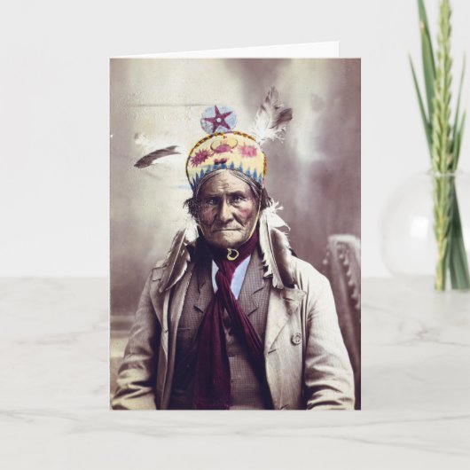 Geronimo, leeftijd 74 kaart (Voorkant)
