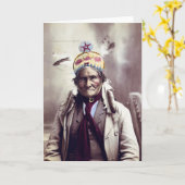 Geronimo, leeftijd 74 kaart (Gele Bloem)