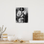 Geronimo met Pistool bij de Klaar Poster (Keuken)