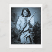 Geronimo met Rifle 1886 Briefkaart (Voorkant)