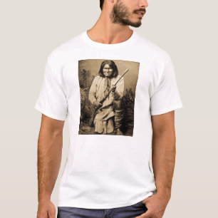 Geronimo met Rifle 1886 T-shirt