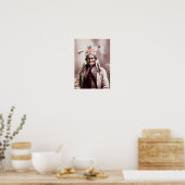 Geronimo Photochrom Portrait - 1903 Poster (Keuken)