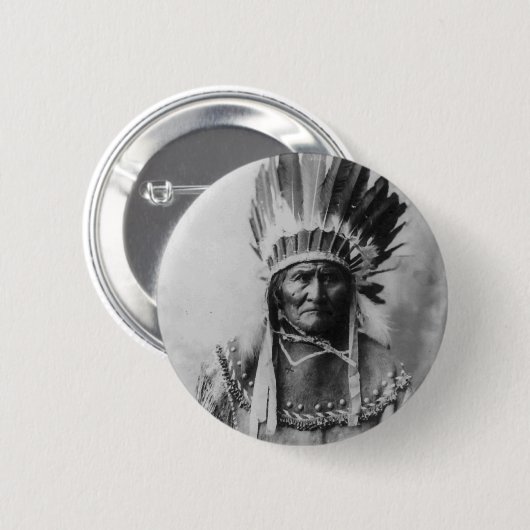 Geronimo Ronde Button 5,7 Cm (Voorkant /achterkant)
